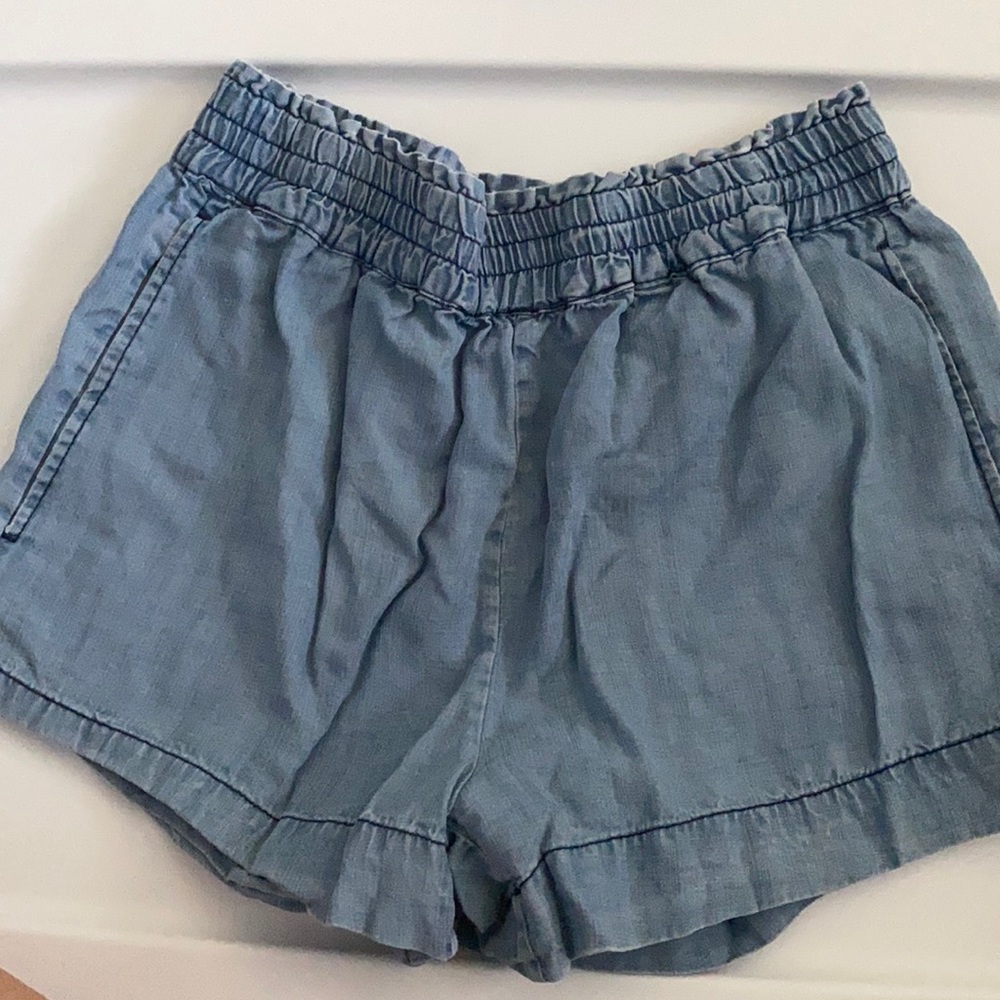 Stretchy soft jean shorts